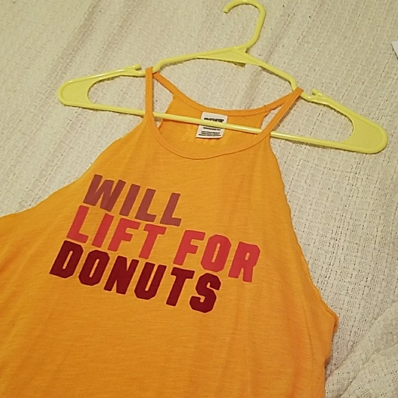 PINK Victoria's Secret Tops - Victoria's Secret PINK Will Lift For Donuts Top